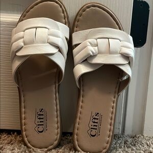 Cliffs by White Mountain Women's White Sandals